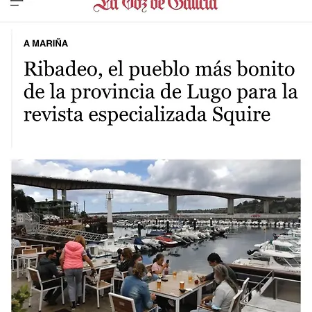 Moderno Piso Con La Mejor Terraza De Y Vistas Maravillosas * Ribadeo