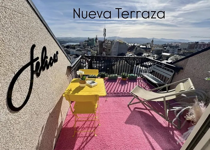 Moderno Piso Con La Mejor Terraza De Y Vistas Maravillosas Appartement Ribadeo